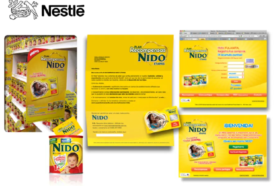 Plan Recompensas Nido Etapas — programa de lealtad para Nestlé desarrollado por IQ Digital